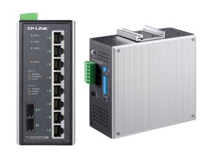 TPLINK工業級以太網交換機2SFP+8GE千兆電TL-SG2210寬溫寬電壓供電Web網管導軌